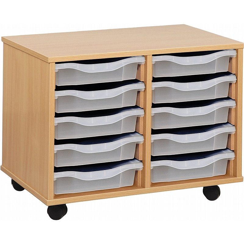 Classic 10 Tray Shallow Storage - Education