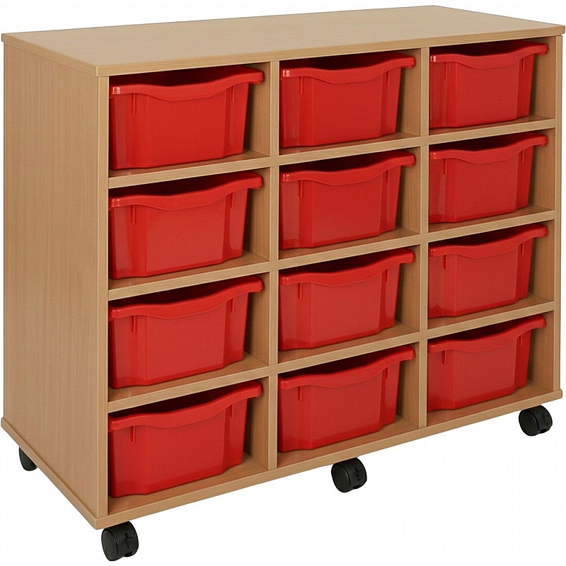 UltraBrite 12 Deep Vertical Tray Storage - Education