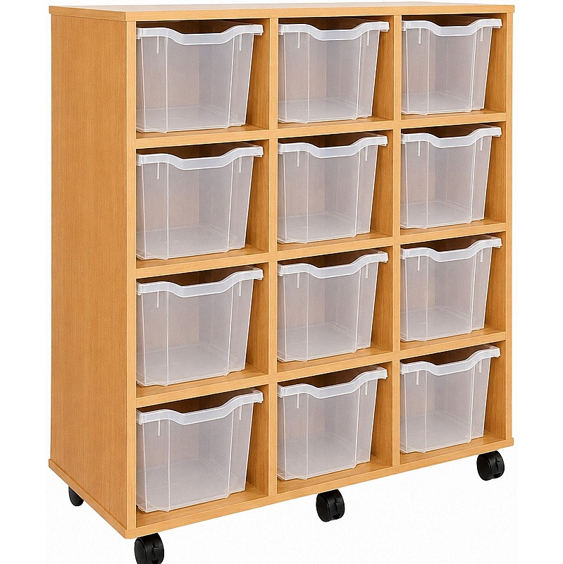 Classic 12 Extra Deep Vertical Tray Storage - Education