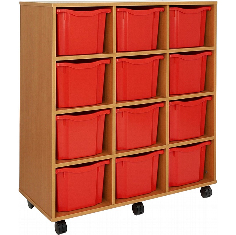UltraBrite 12 Extra Deep Vertical Tray Storage - Education