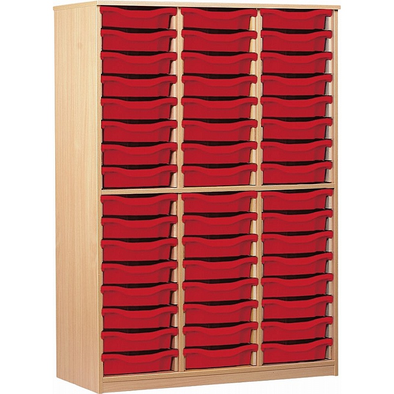 UltraBrite Triple Column 48 Tray Shallow Storage - Education