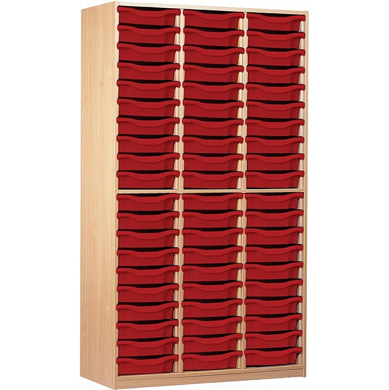 UltraBrite Triple Column 60 Tray Shallow Storage - Education