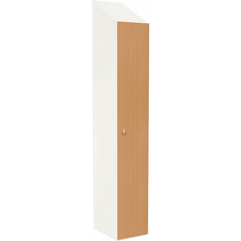 TimberBox Probe MFC Antibacterial Sloping Top Lockers with Hasp and Staple Lock - Lockers & Cloakroom