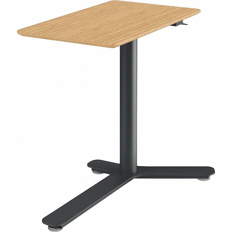 Humanscale Float Mini Bamboo Height Adjustable Laptop Tables - Office Furniture