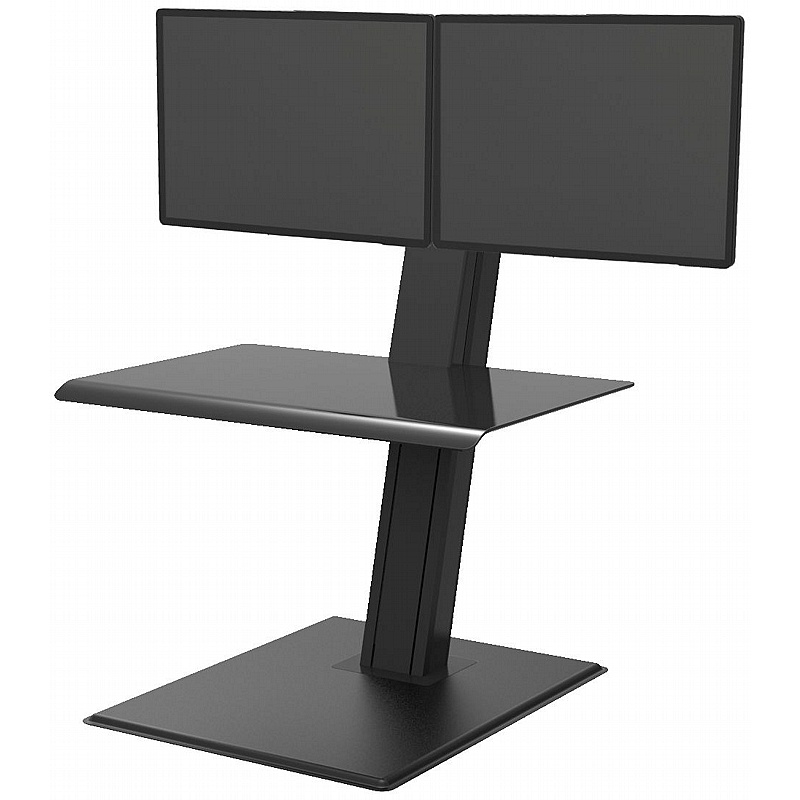 Humanscale Quickstand Eco Portable Dual Monitor Standing Desk Converter - Office Furniture