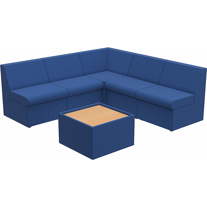 Caddy 5 Person Corner Reception Seating Bundle - Office Furniture