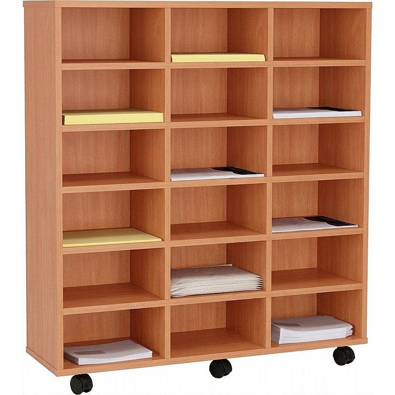 Classic 18 Section Mobile A4 Paper and Literature Sorter - Education