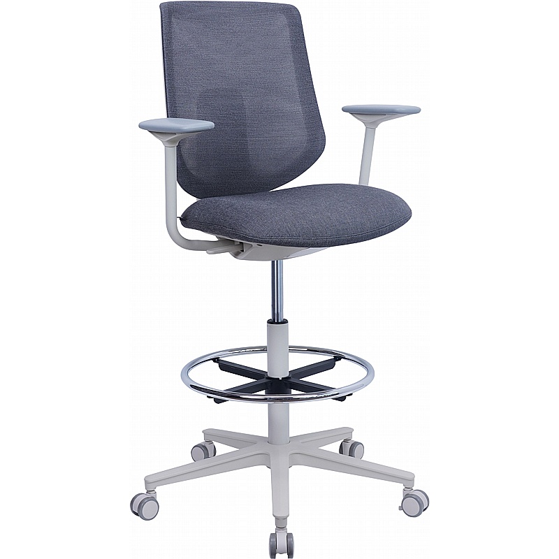 Origin Mesh Back Draughtsman Chair - Office Furniture