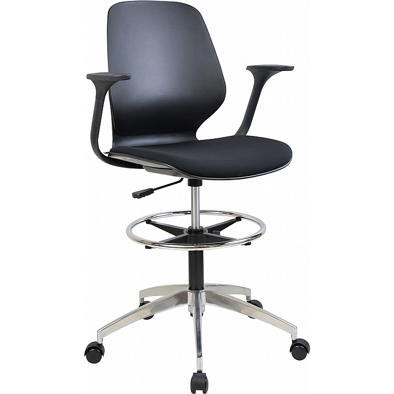Vertex High Draughtsman Office Chairs - Workshop