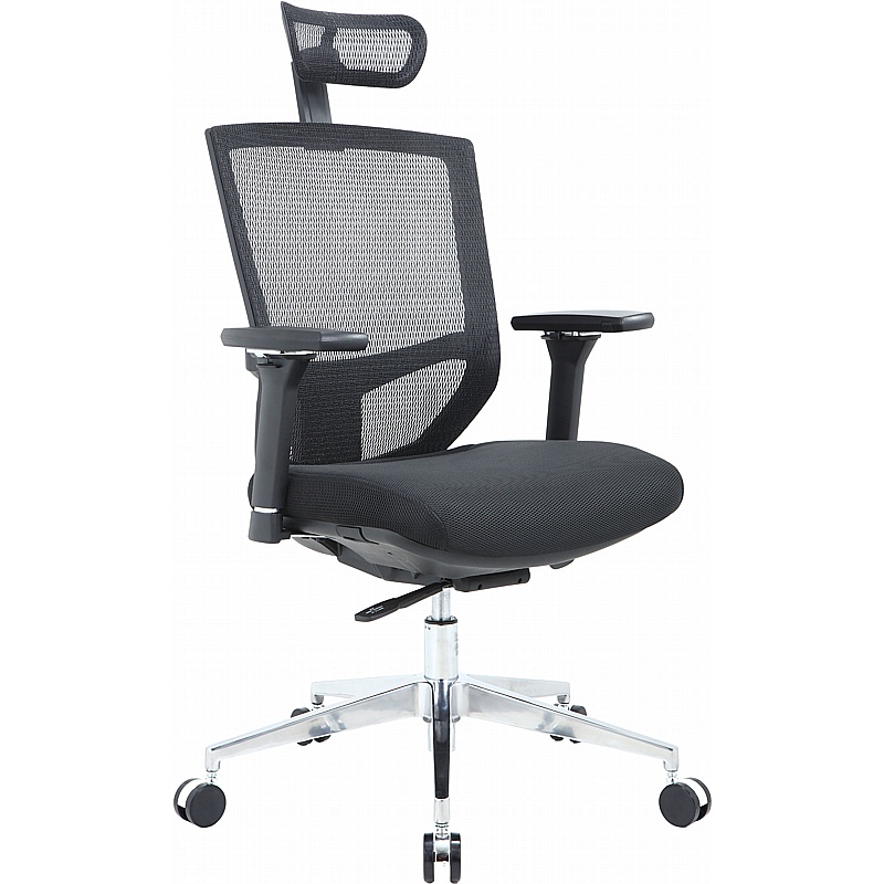 Eve 24/7 Ergonomic Mesh & Fabric Executive Office Chair - Office Furniture