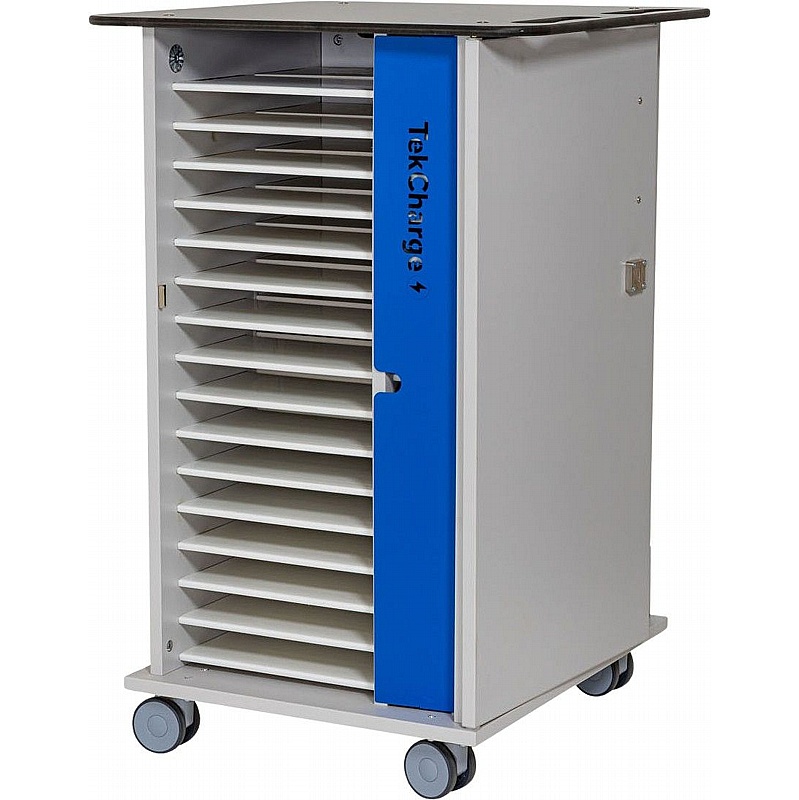 TekCharge 16 Device Laptop AC Charging and Storage Trolley - Education