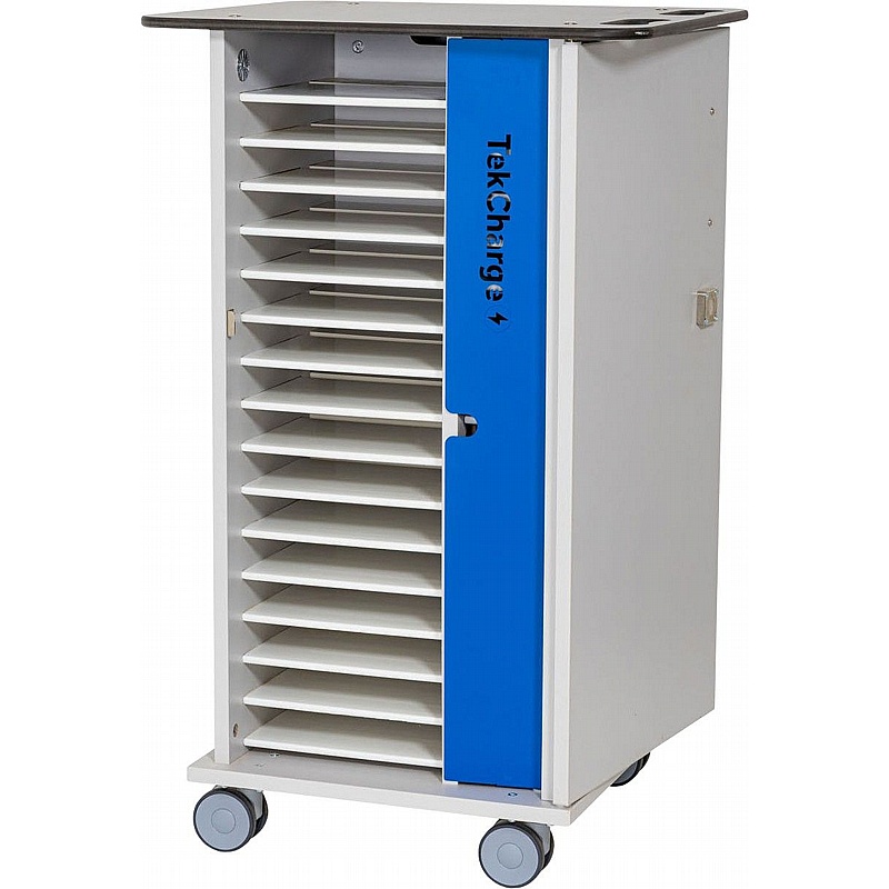 TekCharge 16 Device Tablet USB-C Charging and Storage Trolley - Education