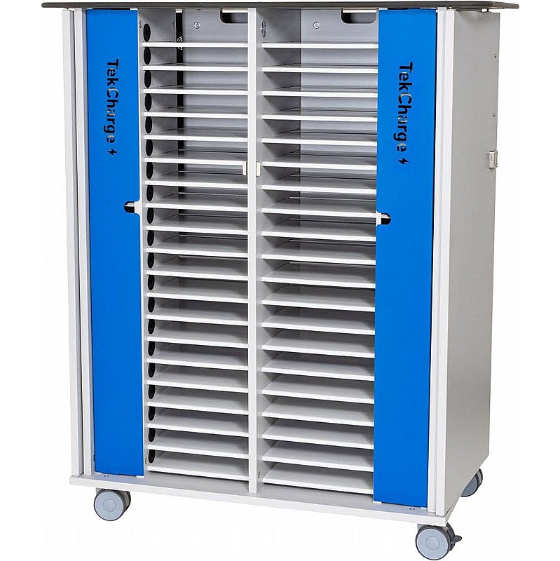 TekCharge 40 Device Tablet USB-C Charging and Storage Trolley - Education
