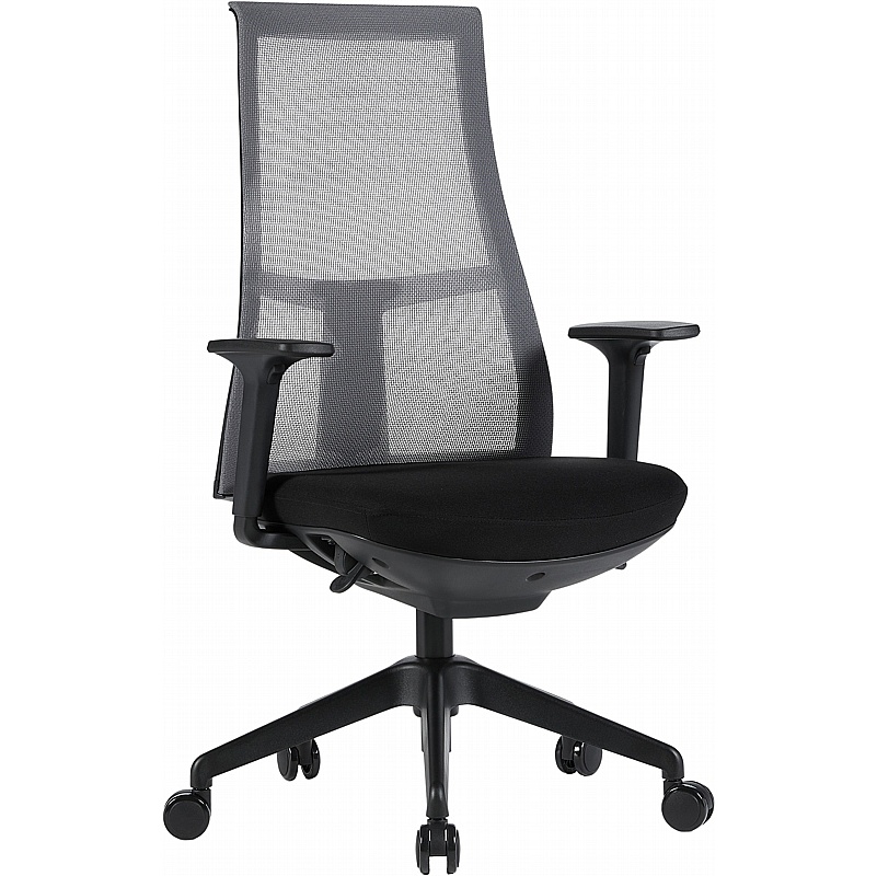 Wired Mesh Back Office Task Chair with Cable Control - Office Furniture