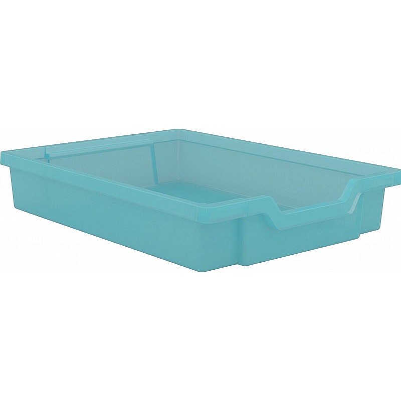 Gratnells Anti-Microbial Shallow Storage Trays - Pack of 12 - Education