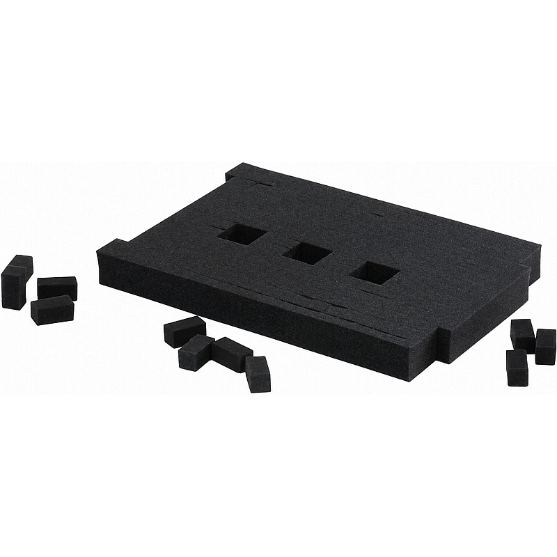 Gratnells Deep 30 Customisable Squares 40mm Foam Insert - Pack of 100 - Education