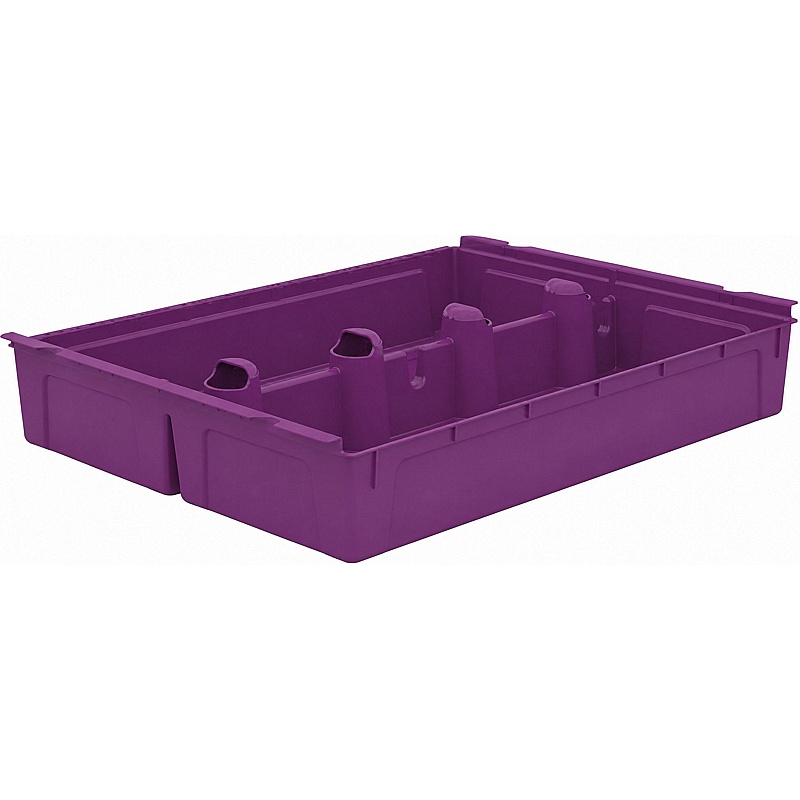 Gratnells SortED Large Plum Purple Tray Insert - Pack of 10 - Education