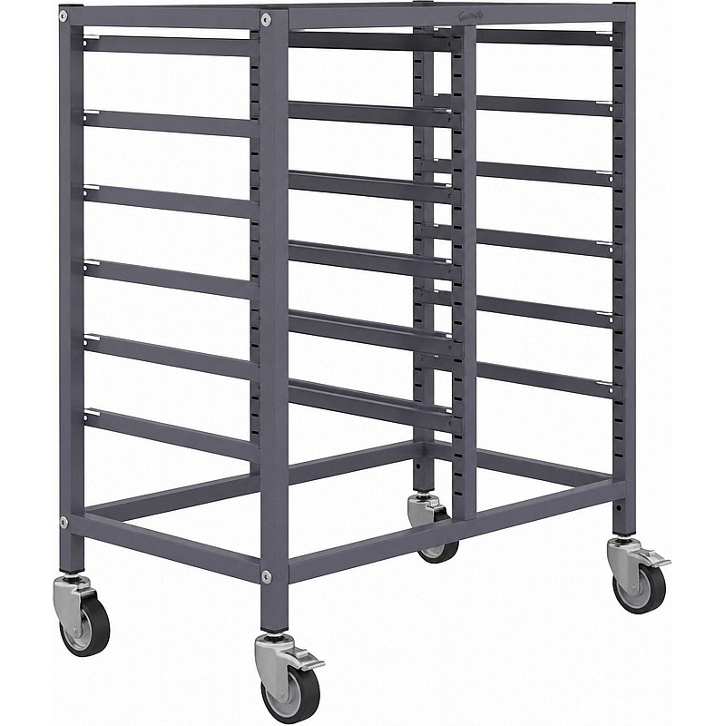 Gratnells Science Double Column Mobile Tray Storage Frame - Education