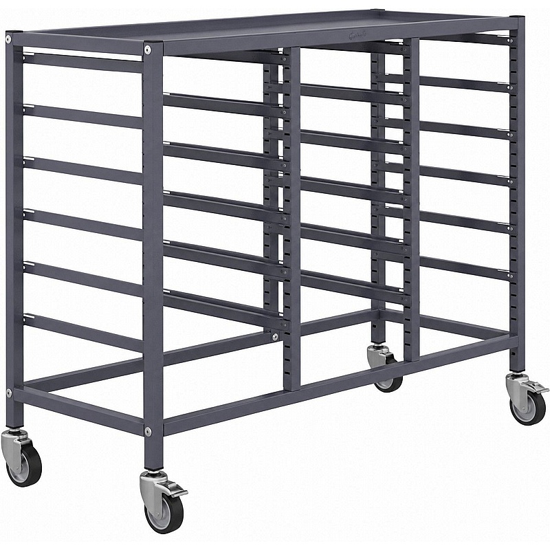 Gratnells Science Triple Column Mobile Tray Storage Frame - Education