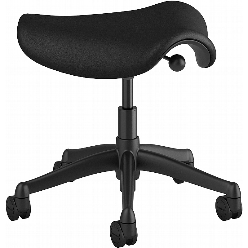 Humanscale Freedom Leather Saddle Stool - Office Furniture