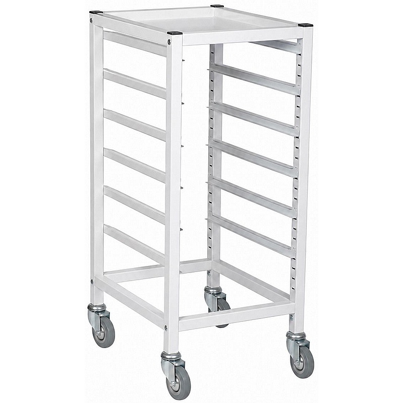 Gratnells Science Single Column Mobile Fixed Runner Tray Storage Frame - Education