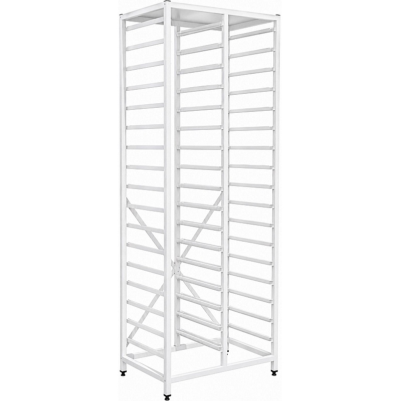 Gratnells Science Double Column Tall Fixed Tray Runner Tray Storage Frame - Education