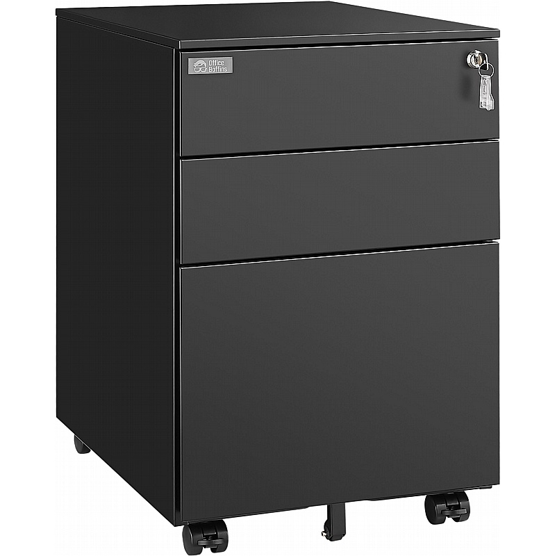Horizon Metal Under Desk Mobile Office Drawer Pedestals - Office Furniture