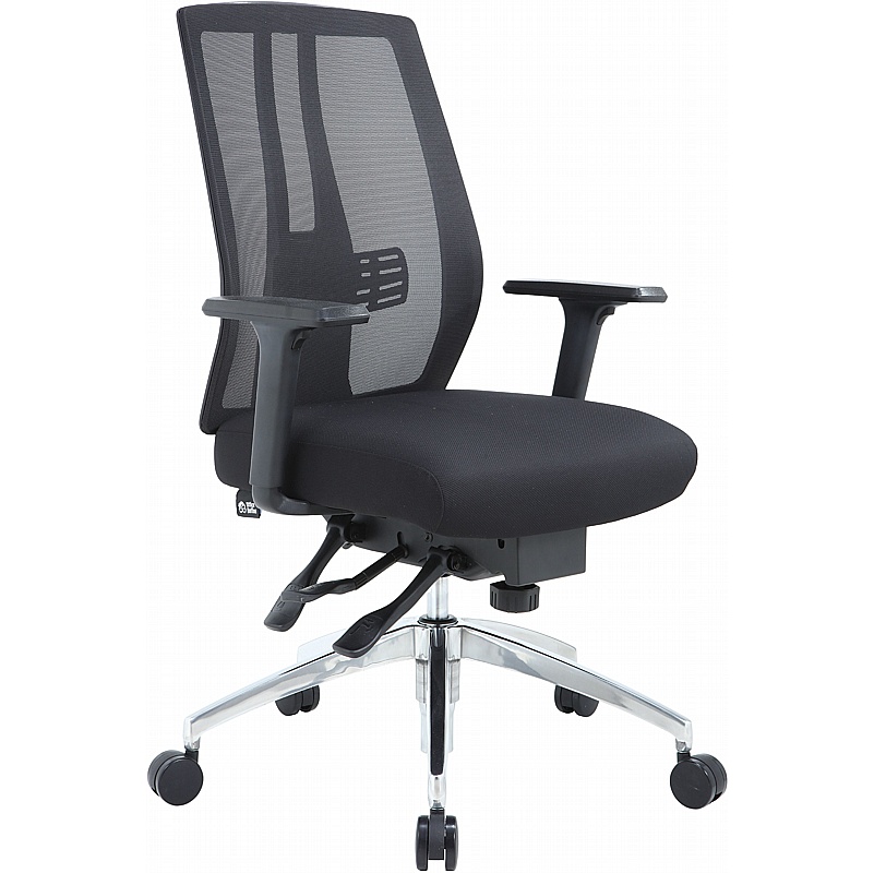 React 24-7 Heavy Duty Mesh Posture Office Chairs - Office Furniture