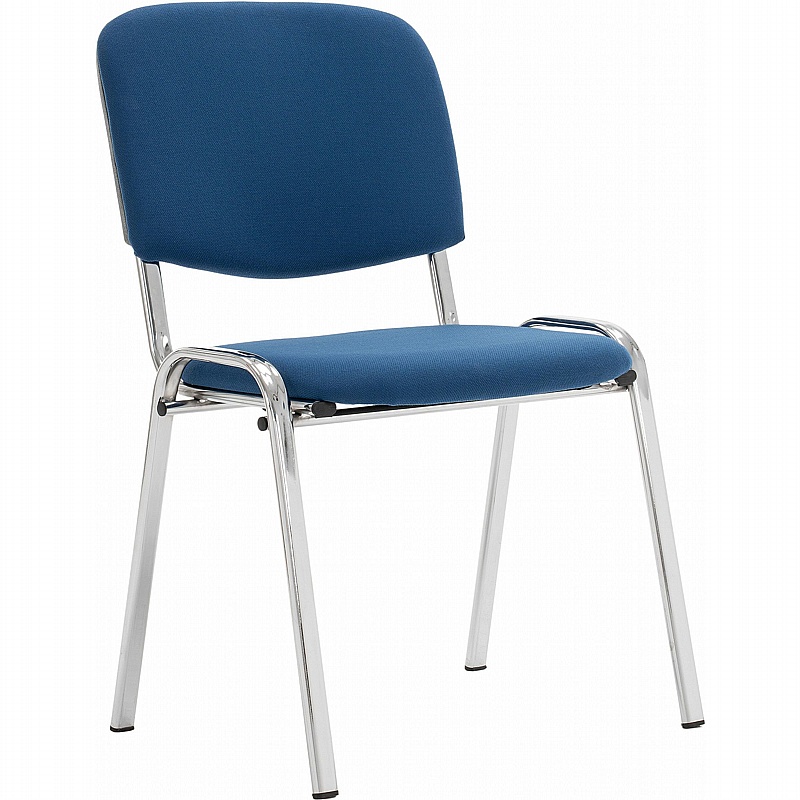 Swift ISO Chrome Frame Stacking Conference Chairs (Pack of 4) - Office Furniture