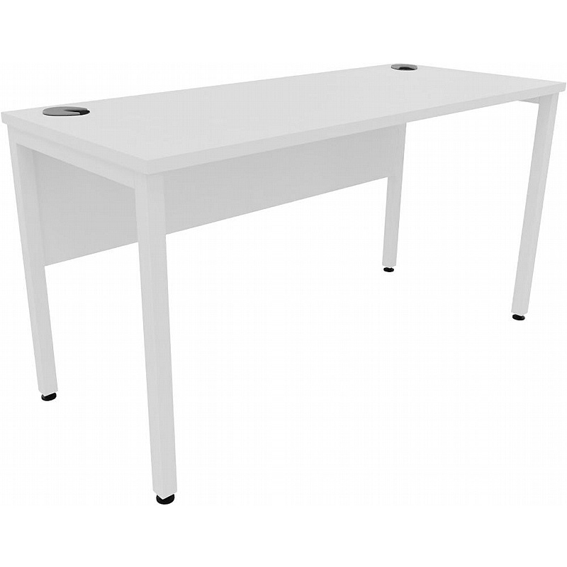 Alta Goalpost Compact Rectangular Office Desks - Office Furniture