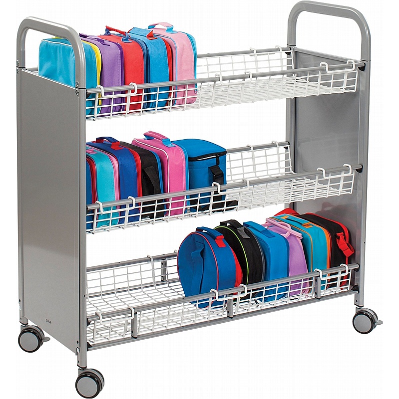 Gratnells Callero Lunchbox Storage Mobile Trolley - Education