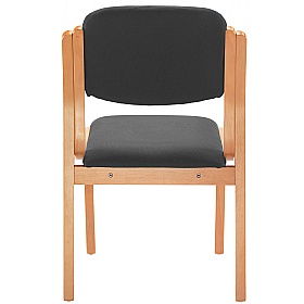 Renoir Wooden Framed Stacking Visitor Chairs