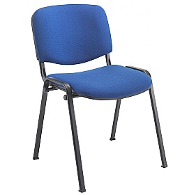 Club Black Frame Stacking Conference Chairs