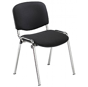 Club Chrome Stacking Conference Chairs