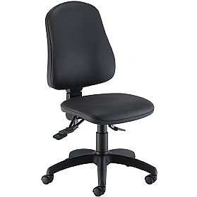 Calypso Deluxe Faux Leather High Back Operator Chairs