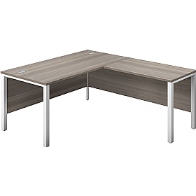 Quantum Goalpost Leg L-Shaped Corner Office Desks