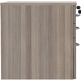 Office Essentials Wooden 3 Drawer High Under Desk Mobile Pedestals - Office Furniture