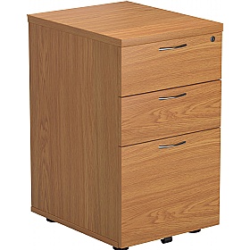 Office Essentials Wooden 3 Drawer Under Desk Static Pedestals - Office Furniture