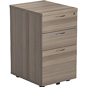 Office Essentials Wooden 3 Drawer Under Desk Static Pedestals - Office Furniture