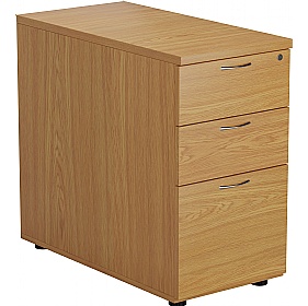Office Essentials Wooden Desk High Pedestals - Office Furniture