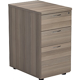 Office Essentials Wooden Desk High Pedestals - Office Furniture