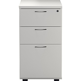 Office Essentials Wooden Desk High Pedestals - Office Furniture