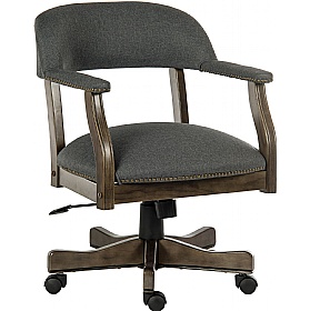 Captain Antique Replica Fabric Office Chair