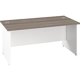 Panel Plus Shallow Rectangular Office Desks - Office Furniture