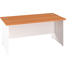 Panel Plus Shallow Rectangular Office Desks - Office Furniture