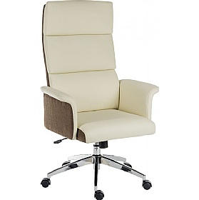 Elegance High Back Executive Faux Leather Office C