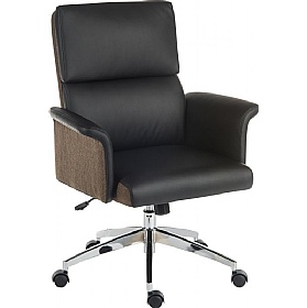 Elegance Medium Back Executive Faux Leather Office Chairs