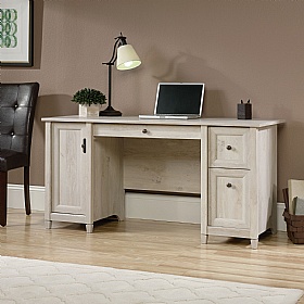 Chalked Wood Home Office Desk