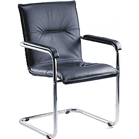 Envoy Leather Faced Visitor Chair