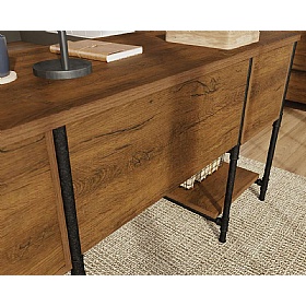 Iron Foundry Double Pedestal Home Office Desk